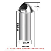 余果 304不锈钢加长管风帽外墙出风口油烟机排烟管穿墙排气防风罩 304加长风帽直径100mmx管长370mm