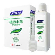 妇炎洁 植物本草抑菌洗液300ml 男士卫生护理 女性私处护理 1盒装（内附冲洗器）