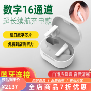 自然之声助听器 数字16通道充电款老人专用耳聋耳背智能降噪 【白色双耳充电款】数字16通道|全国联保