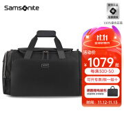 新秀丽（Samsonite）女士时尚手提包简约商务男旅行袋行李袋NO0*002 黑色|可手拎-单肩-挂靠|独立鞋仓