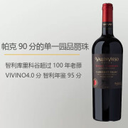 瓦帝维索（VALDIVIESO）[VIVINO4.0 RP90分]智利酒庄库里科谷单一园老藤品丽珠干红葡萄酒 单支装750mL