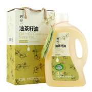 野岭有机茶油1.9L/5L低温物理冷压榨油茶籽油 团购礼盒 送礼单位福利 有机冷榨山茶油1.9L