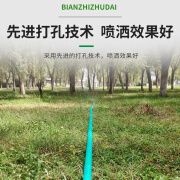 京必诚1寸2寸3寸4寸农用微喷带防爆耐磨帆布编织滴灌主管水带水龙 2寸微喷带100米(带孔)