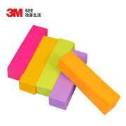 3M 报事贴 便条纸/便利贴/便签纸/荧光指示标签670-5AN （5色装）