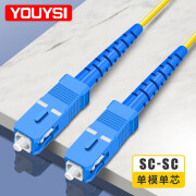 YOUYSI 光纤跳线 单模单芯SC-SC电信级 大方头损耗小 SC-SC 15米