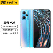 REALME 真我V25 超大内存 高通骁龙畅速5G芯 5000mAh大电池 全网通5G骁龙手机  realmev25 紫微星 12GB+256GB