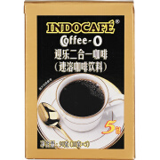 INDOCAFE醇香特浓2in1速溶咖啡粉 印尼原装进口 二合一（18g*5包/盒）