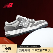 NEW BALANCE NB官方24年新款板鞋男鞋女鞋复古休闲低帮百搭运动鞋BB480L系列 浅灰色/深灰色 BB480LEC 43 (脚长27.5cm)