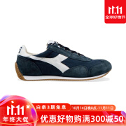 迪亚多纳（Diadora）奢侈品鞋靴男徽标系带休闲运动鞋 174735-EQUIPE H CANVAS SW-600 黑色 43