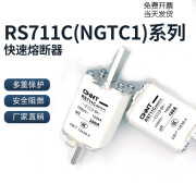 lieveRS711C快速熔断器NGTC1陶瓷刀形保险丝RS32熔芯10A25 RSM(NGTC00)10A