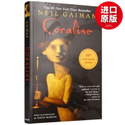 鬼妈妈 Coraline 十周年纪念版 英文原版 奇幻动画电影原著小说 中小学生英语课外阅读 尼尔·盖曼著