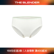 The Blender 撞色舒适薄款一片式低腰三角内裤女 奶油白1条 S