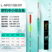 小凤仙三角尾鱼漂套装全套高灵敏鲫鲤漂加粗醒目大物青草鲢鳙浮漂 L-NF套装1[综合混养]吃铅1.5