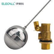 伊莱科（ELECALL）不锈钢浮球开关 水位控制器耐高温直塞式液位开关浮球阀6分