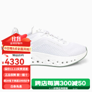 保时捷（PORSCHE DESIGN）男士健步鞋 XETIC Elevation 超轻透气厚底缓震训练休闲运动鞋 white/黑色 40.5 码