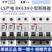 LS原装小型断路器空气开关BK63N/1P2P3P/1A6A10A20A32A40A63A/BKN 1A 1P C型