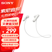 索尼（SONY）WI-SP500无线蓝牙跑步运动耳机 IPX4防水防汗重低音 超长续航入耳式佩戴 免提高清通话手机耳麦 白色