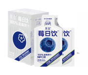 莓日饮 MAYDAYIN蓝莓原汁NFC蓝莓汁花青素果汁非浓缩原浆饮料30ml*10袋 蓝莓原汁30ml*10袋(1盒)