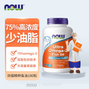 诺奥(NOW Foods)浓缩超级鱼油 精粹深海鱼油软胶囊omega-3欧米伽1 一瓶