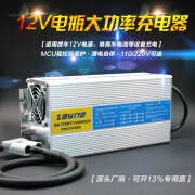 QANNE12V汽车电池12.6V14.6V20A25A30A房车电源锂电池大功率智能充电器 12V20A铅酸加液/安德森