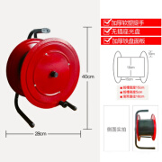 亦淳电线收纳绞盘收纳架 卷线器缠线盘线滚子绕线盘整理架子盘线 无插座铁盘(可绕50米) 颜色随机