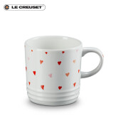 酷彩（Le Creuset） 马克杯陶瓷咖啡杯茶杯纯色渐变色 【心形限量版】350ml