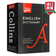 英文原版 袖珍柯林斯英语词典 Collins English Dictionary 英英字典