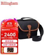 白金汉（Billingham）S2/S3/S4摄影包微单反相机包单肩斜跨帆布数码包S系列徕卡哈苏扫街收纳包 S2黑色帆布/棕褐色皮革501401-70