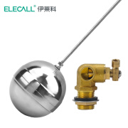 伊莱科（ELECALL）不锈钢浮球开关 水位控制器耐高温快开可调液位开关浮球阀 6分