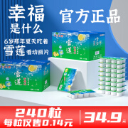 雪莲冰块经典多种口味饮料怀旧老式冰块饮料冷饮冰淇淋 80g*30板 雪莲-经典款