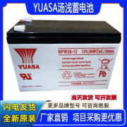 汤浅 YUASA汤浅YUASA蓄电池NPW36-12铅酸免维护12V36W电梯UPS消防主机直流屏