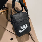 耐克（NIKE）新款杜邦纸新款潮牌小挎包男女简约百搭斜挎包小包休闲日系单肩手机包尾货 耐克NIKE黑色