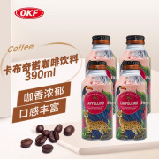 OKF韩国进口 卡布奇诺咖啡饮料390ml*4瓶 铝罐即饮 卡布奇诺 4瓶