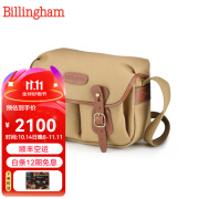 白金汉（Billingham）Hadley small单肩包斜挎微单徕卡索尼微单摄影包相机包帆布包 卡其色帆布/棕褐色皮革503333-70