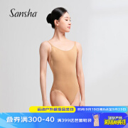 三沙（sansha） 芭蕾舞蹈连体服女练功服弹力舞蹈打底服 D154C 肉色 S