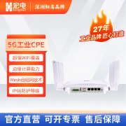 宏电户外型5G CPE 千兆网络WiFi覆盖 高通版5G (不含防水套件）