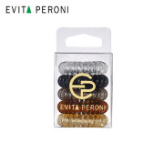 依慧达（Evita Peroni ）电话线发圈发绳女无痕皮筋头绳加粗高弹力扎发头饰 混搭色