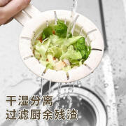 水槽防堵神器家用厨房新款兔耳过滤篮厨房剩饭菜残渣过滤下水网 妙杀中S干湿分离+告别堵塞 亏本冲量丨买一送一共2个即将售