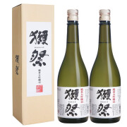 獭祭獺祭 日本原装进口洋酒日式清酒 米酒纯米大吟酿獭祭50/45 720ml 2瓶装