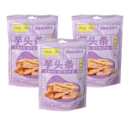 酱（LUBEE）皇饿吗蟹黄味鲜切芋头条办公室休闲酥脆饱腹芋头干零食馋嘴小吃 蟹黄味芋头条100g*2袋