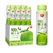 春光椰子水300ml/瓶海南特产NFC 100%椰青椰子水运动健身果汁 椰子水300ml*2瓶