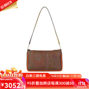 ETRO奢侈品箱包女佩斯利花纹迷你单肩包 WP1H0002AA055-R0369 2024热 棕色 均码