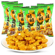 旺旺小小酥60g原味葱香味黑胡椒味休闲膨化好吃的零食品小吃 香葱鸡肉味60g*3袋