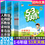 科目版本可选2024新版53天天练上册下册5.3小学教材同步训练五三天天练5+3练习册 五年级下 数学 北师版