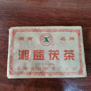 湘益2006年400克红丝带湘益茯茶金花茯砖茶