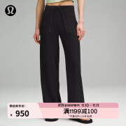 lululemon丨Throwback Still 女士运动长裤 LW5FX9A 黑色 M