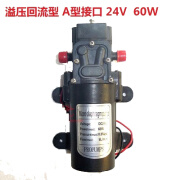 澳美尔隔膜泵气动12v24v直流泵家用自吸增压喷雾器化工泵洗车清洗机高压 溢压回流型 A型接口 24V 60W