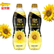 金龙鱼阳光鲜榨葵花仁油(黑色装) 900ml*2