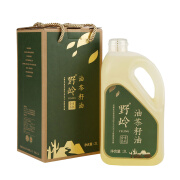 野岭有机山茶油2L/5L低温冷榨一级油茶籽油物理压榨高端食用油团购 2L