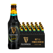 健力士（GUINNESS）爱尔兰原装进口 精酿高度世涛罐装黑啤酒含氮气听罐装 健力士 330mL 24瓶